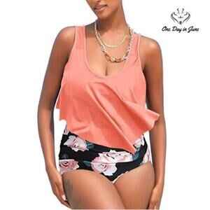 I2Crazy Flounce High Waist Bikini Swimsuit Size S